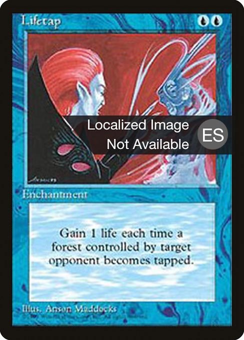Lifetap - Fourth Edition Foreign Black Border Uncommon Card