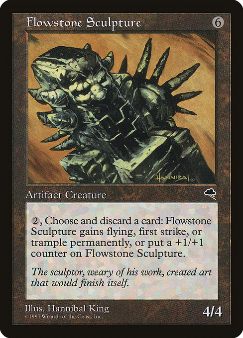 Flowstone Sculpture - Tempest Rare Card