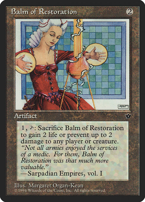 Balm of Restoration - Fallen Empires Rare Card