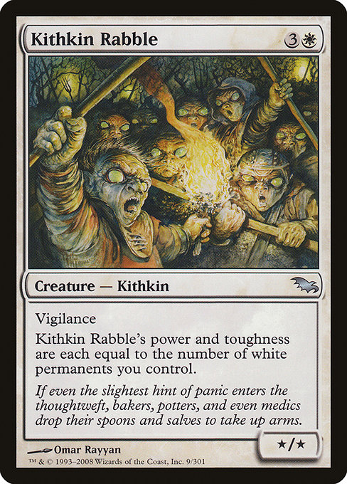Kithkin Rabble - Shadowmoor Uncommon Card