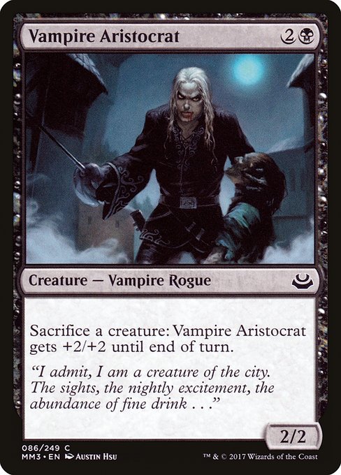 Vampire Aristocrat - Modern Masters 2017 Common Card