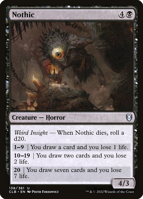 Nothic - Commander Legends: Battle for Baldur's Gate Uncommon Card