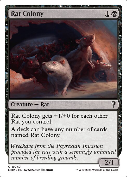 Rat Colony - Mystery Booster 2 Common Card
