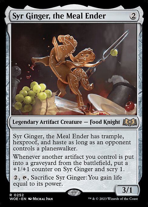 Syr Ginger, the Meal Ender - Wilds of Eldraine Rare Card