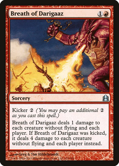 Breath of Darigaaz - Commander 2011 Uncommon Card
