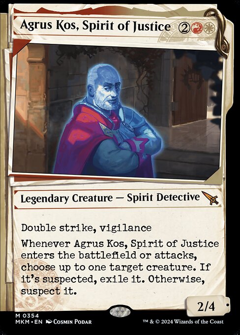 Agrus Kos, Spirit of Justice - Murders at Karlov Manor Mythic Card