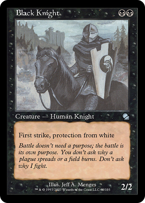 Black Knight - Masters Edition Uncommon Card