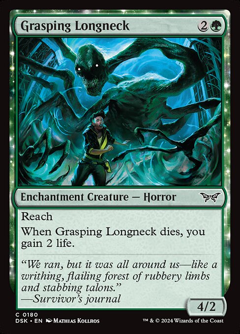 Grasping Longneck - Duskmourn: House of Horror Common Card