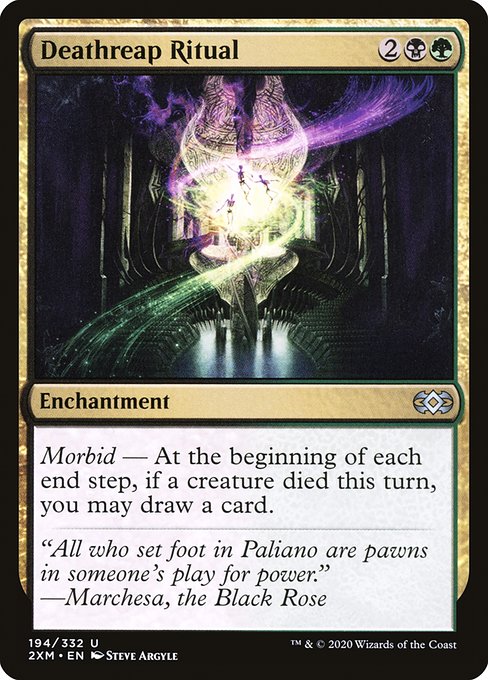 Deathreap Ritual - Double Masters Uncommon Card