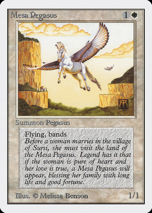 Mesa Pegasus - Unlimited Edition Common Card