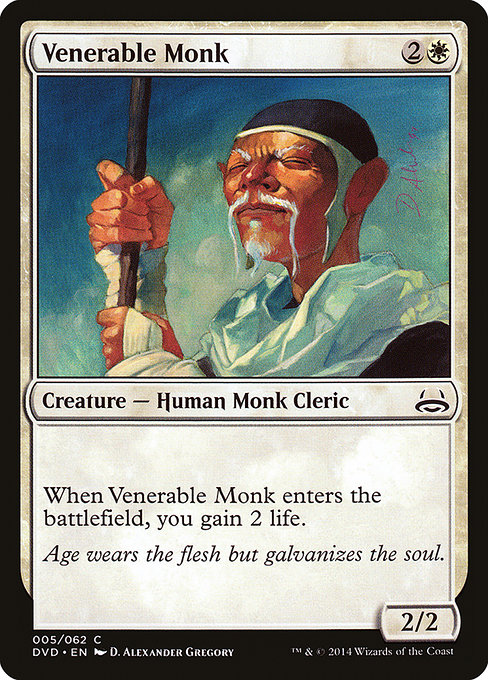 Venerable Monk - Duel Decks Anthology: Divine vs. Demonic Common Card