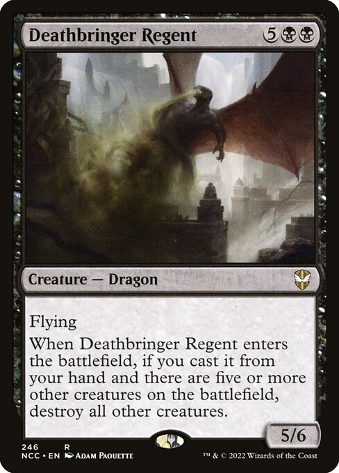 Deathbringer Regent - New Capenna Commander Rare Card