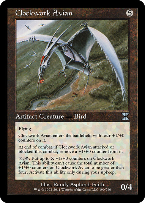 Clockwork Avian - Masters Edition IV Uncommon Card
