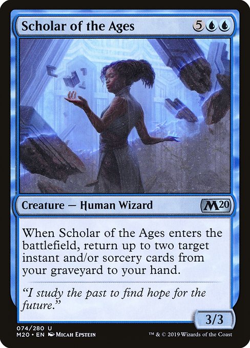 Scholar of the Ages - Core Set 2020 Uncommon Card