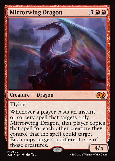 Mirrorwing Dragon - Foundations Jumpstart Mythic Card