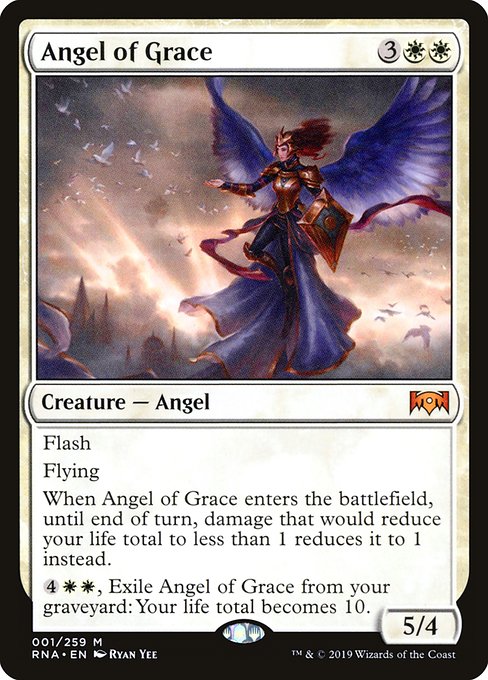 Angel of Grace - Ravnica Allegiance Mythic Card