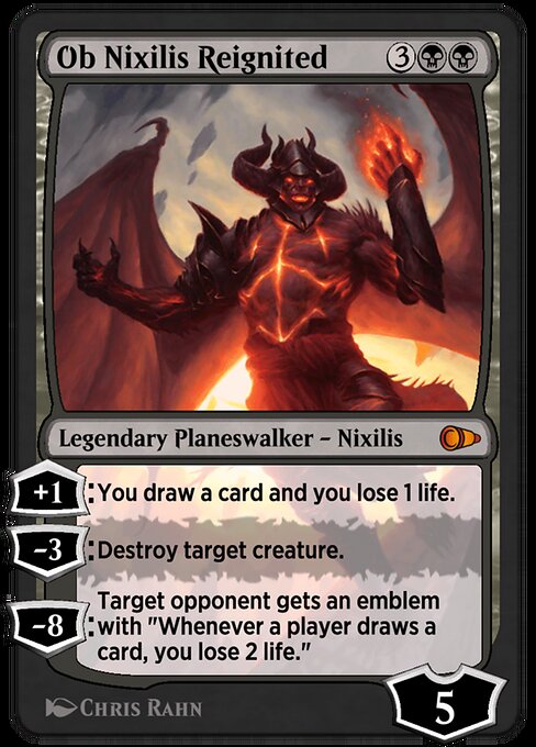 Ob Nixilis Reignited - Pioneer Masters Mythic Card
