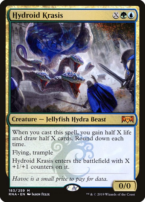 Hydroid Krasis - Ravnica Allegiance Mythic Card