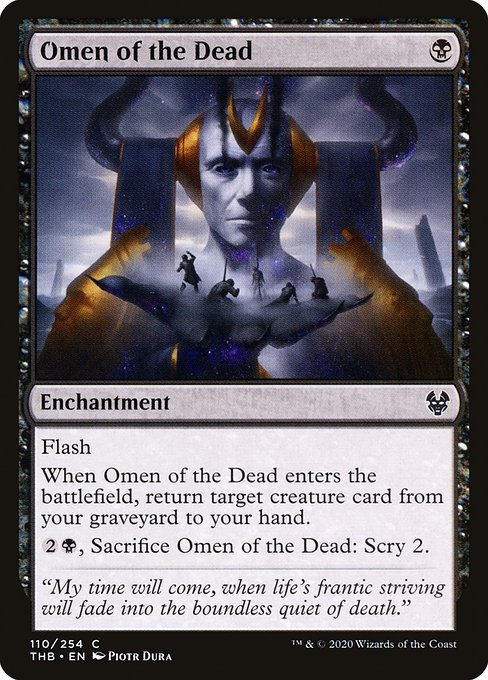 Omen of the Dead - Theros Beyond Death Common Card