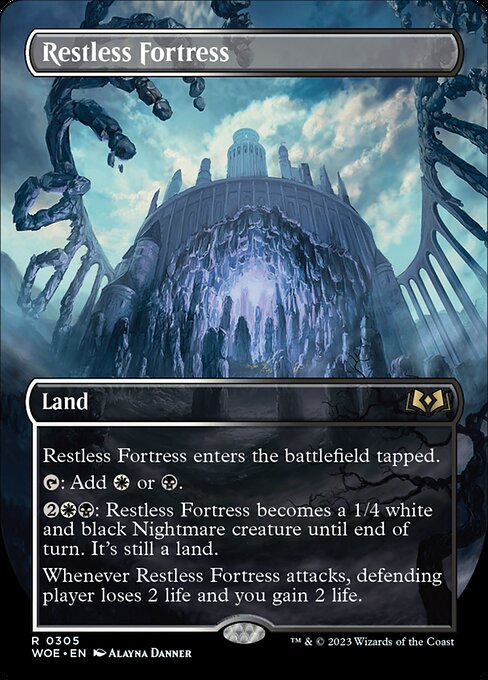 Restless Fortress - Wilds of Eldraine Rare Card