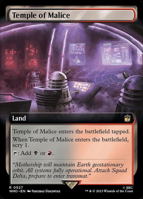 Temple of Malice - Doctor Who Rare Card