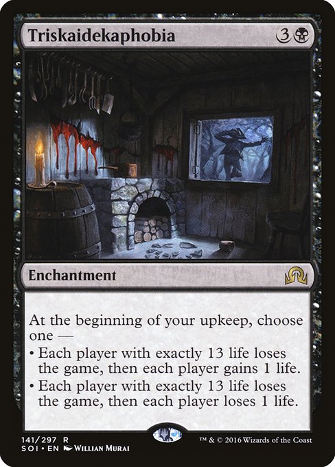 Triskaidekaphobia - Shadows over Innistrad Rare Card