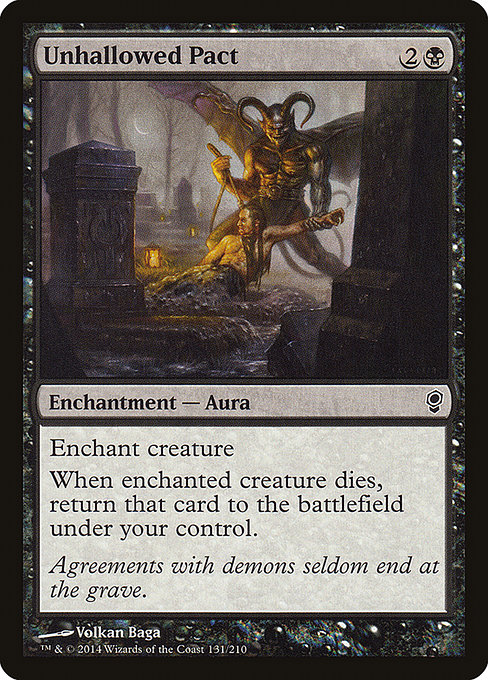 Unhallowed Pact - Conspiracy Common Card