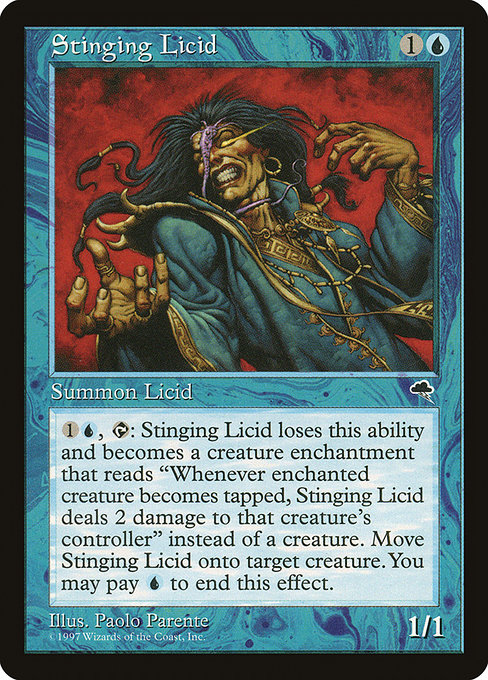 Stinging Licid - Tempest Uncommon Card