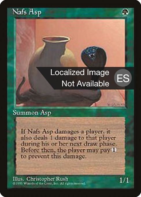Nafs Asp - Fourth Edition Foreign Black Border Common Card
