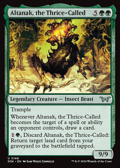 Altanak, the Thrice-Called - Duskmourn: House of Horror Uncommon Card