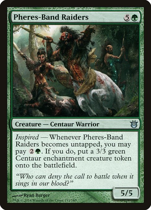 Pheres-Band Raiders - Born of the Gods Uncommon Card