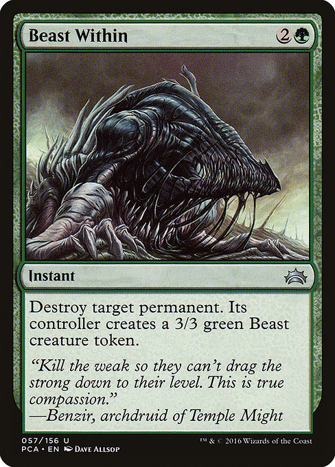 Beast Within - Planechase Anthology Uncommon Card