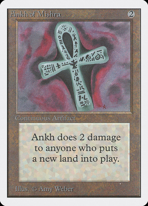 Ankh of Mishra - Unlimited Edition Rare Card