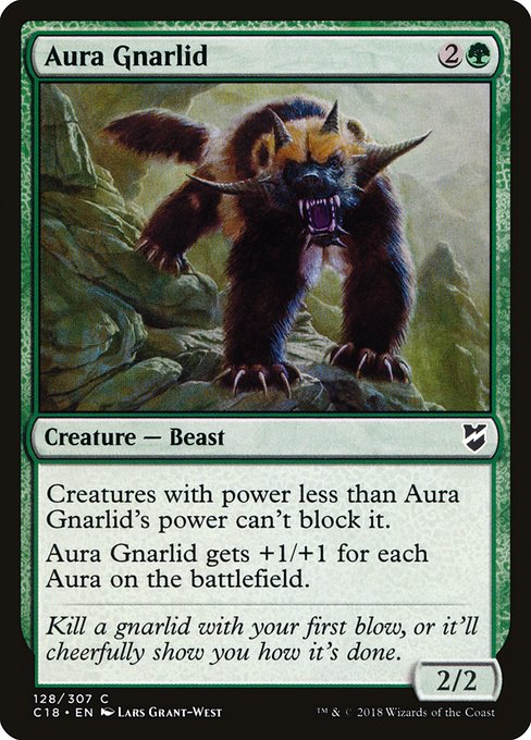 Aura Gnarlid - Commander 2018 Common Card