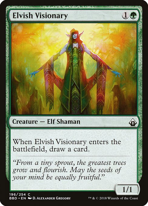 Elvish Visionary - Battlebond Common Card