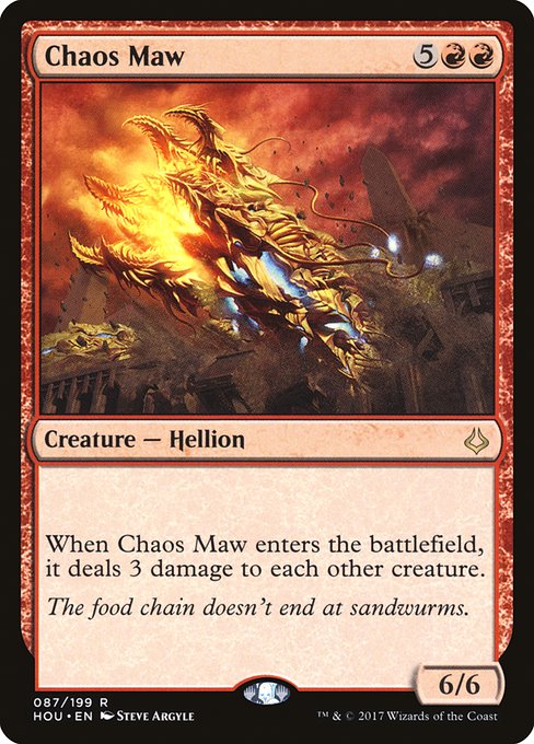 Chaos Maw - Hour of Devastation Rare Card