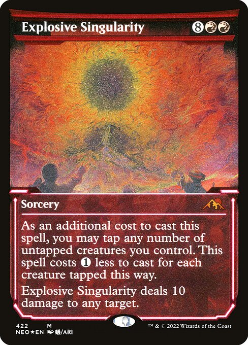 Explosive Singularity - Kamigawa: Neon Dynasty Mythic Card