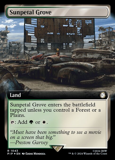 Sunpetal Grove - Fallout Rare Card