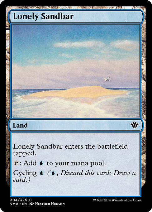 Lonely Sandbar - Vintage Masters Common Card