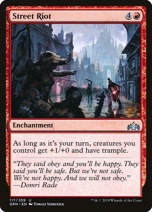 Street Riot - Guilds of Ravnica Uncommon Card