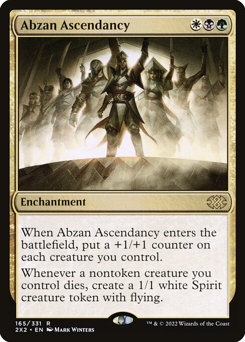 Abzan Ascendancy - Double Masters 2022 Rare Card