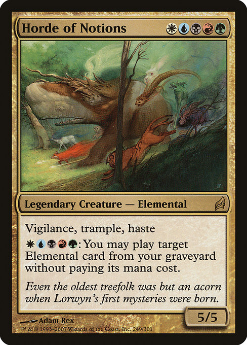 Horde of Notions - Lorwyn Rare Card