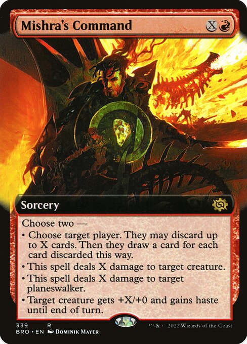 Mishra's Command - The Brothers' War Rare Card