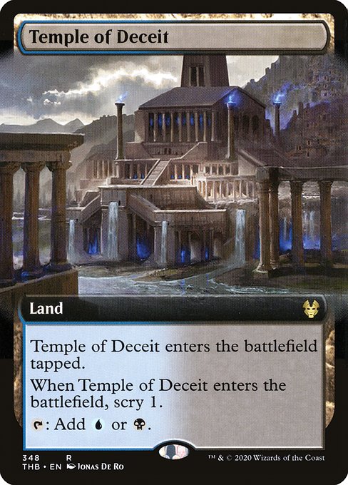 Temple of Deceit - Theros Beyond Death Rare Card