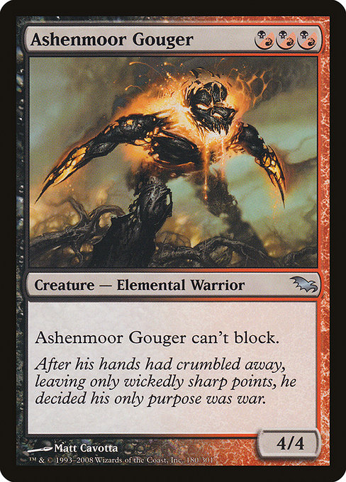 Ashenmoor Gouger - Shadowmoor Uncommon Card