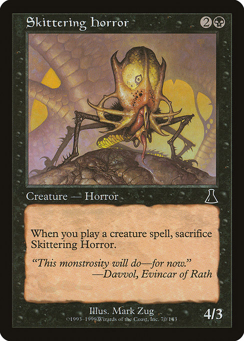 Skittering Horror - Urza's Destiny Common Card