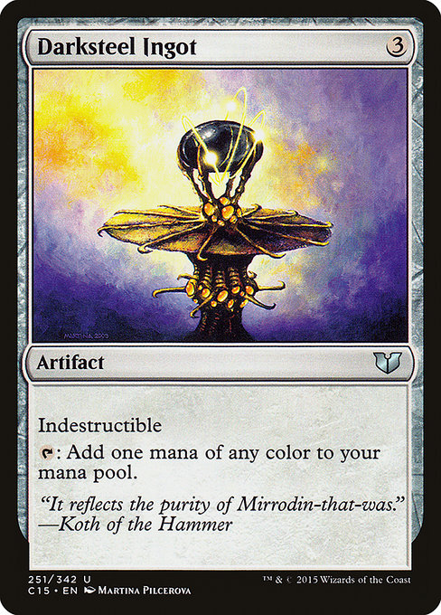 Darksteel Ingot - Commander 2015 Uncommon Card
