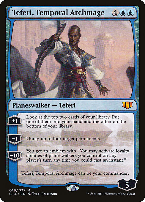 Teferi, Temporal Archmage - Commander 2014 Mythic Card