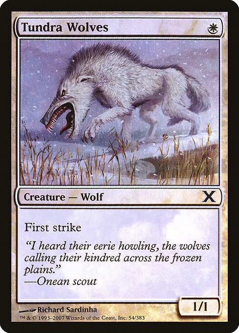 Tundra Wolves - Tenth Edition Common Card