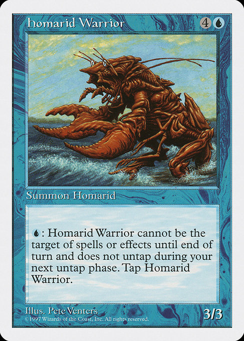 Homarid Warrior - Fifth Edition Common Card